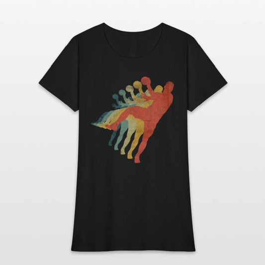 Handboll Throw Male Retro Vintage Color