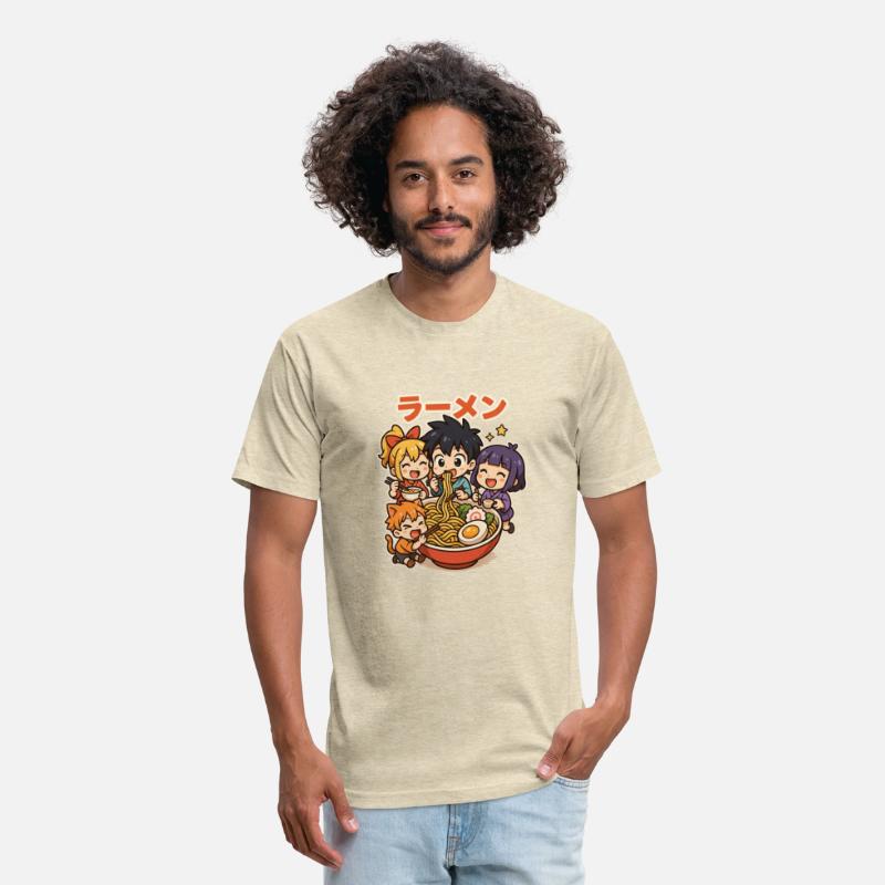 Happy Kids Eating Ramen - Anime Food Fun