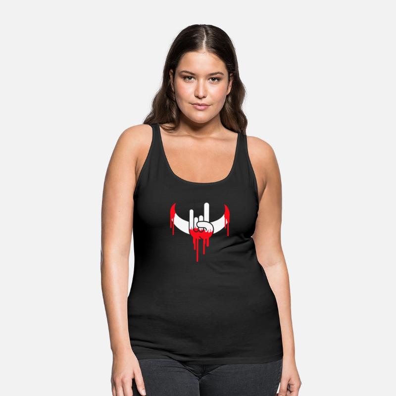 Heavy Metal Graffiti Drop Spray Horns Hand Gesture