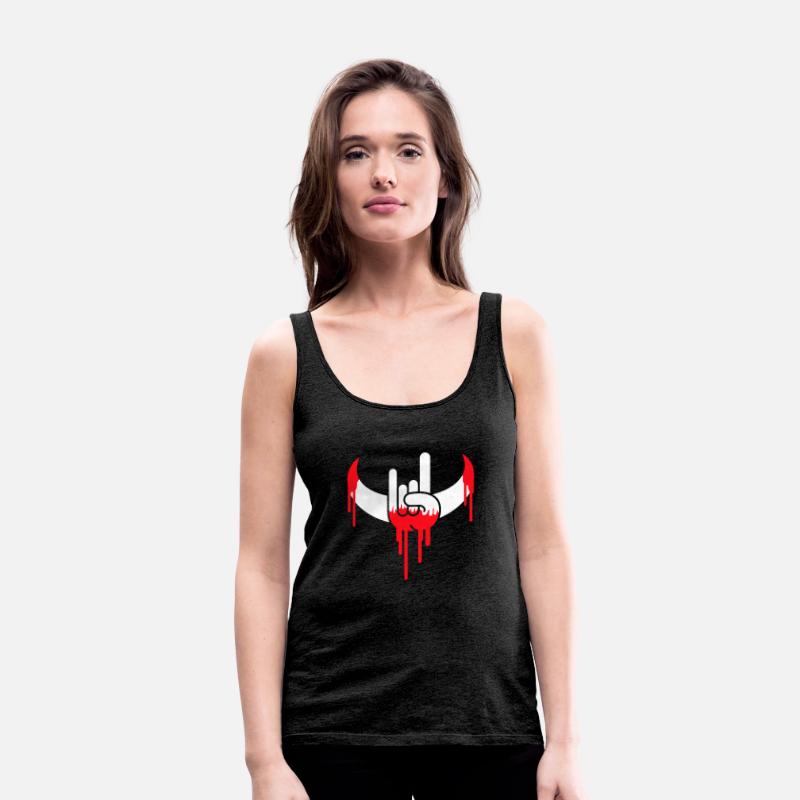 Heavy Metal Graffiti Drop Spray Horns Hand Gesture