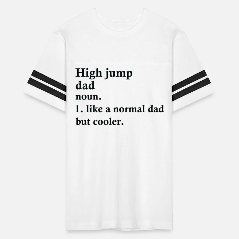 High Jump Dad Funny Athlete Definition