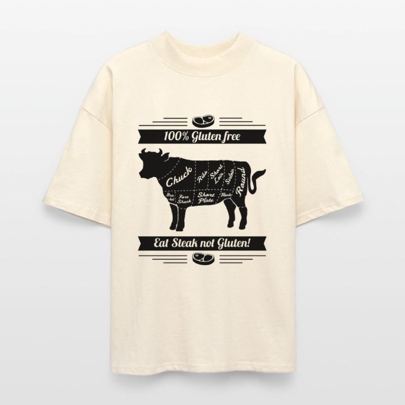 Meatlovers BBQ cow print black and white