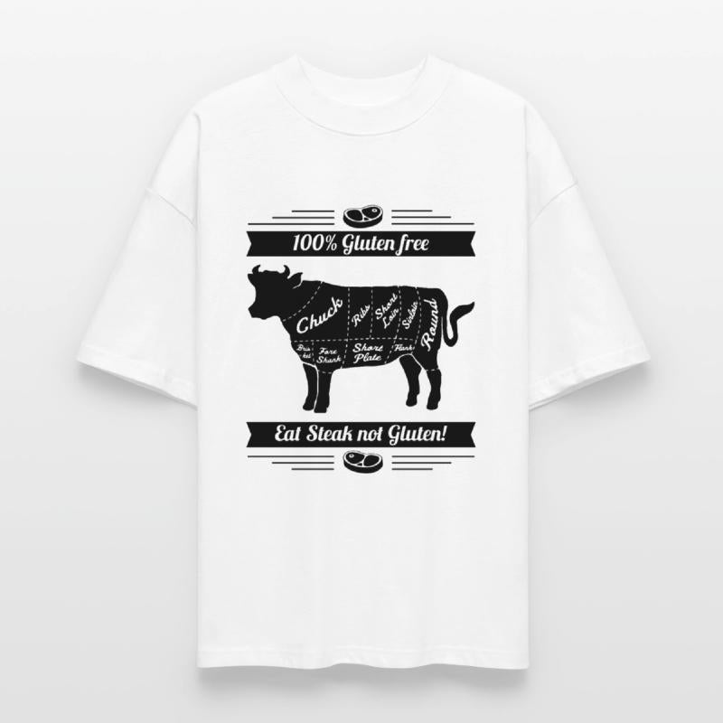 Meatlovers BBQ cow print black and white