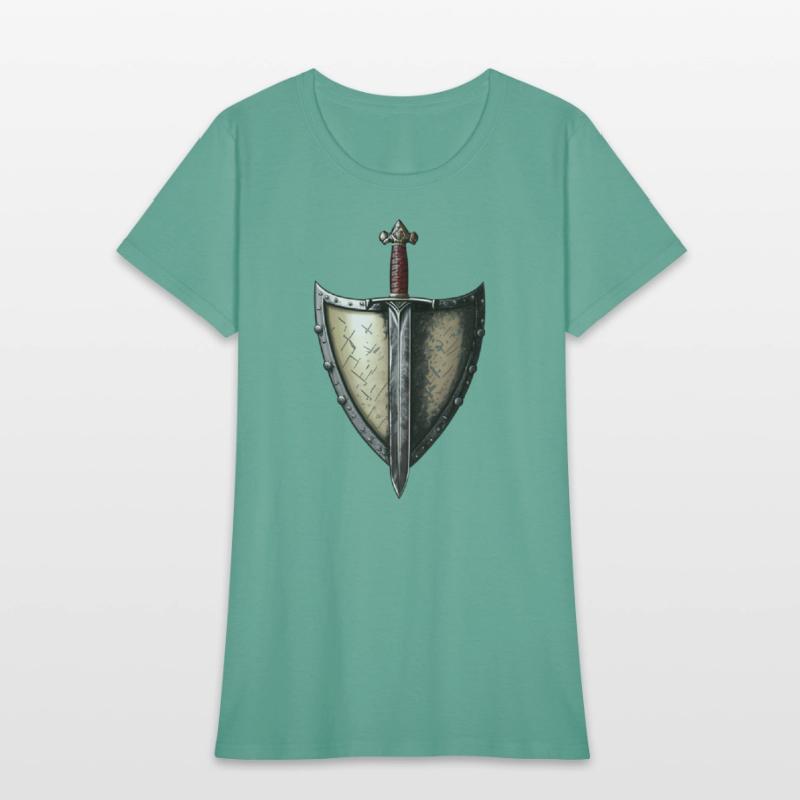 Medieval style Fantasy Sword and Shield