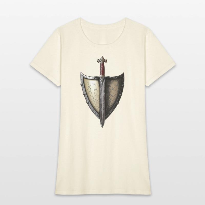 Medieval style Fantasy Sword and Shield