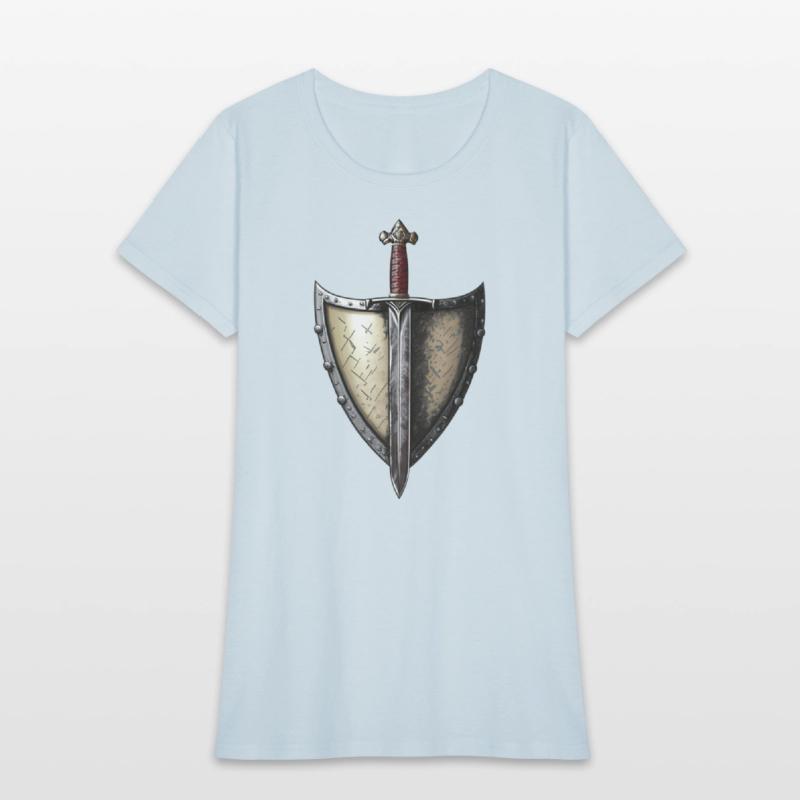 Medieval style Fantasy Sword and Shield
