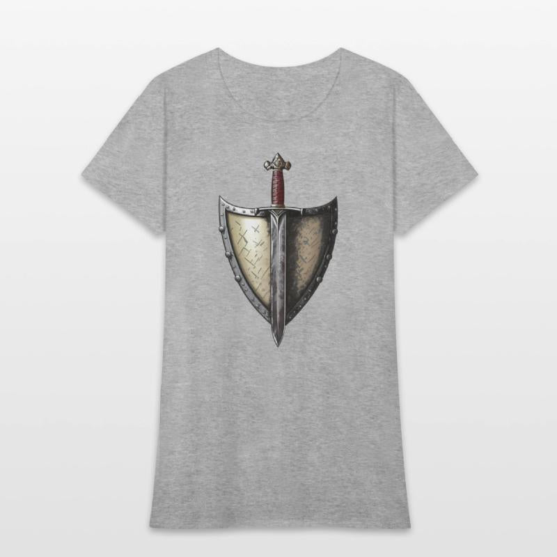 Medieval style Fantasy Sword and Shield