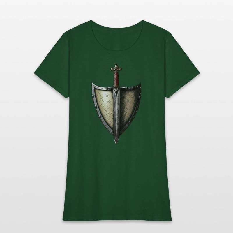 Medieval style Fantasy Sword and Shield