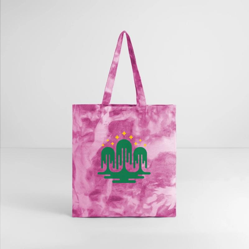 Melting Willow Trees With Stars Vector 2 Colors