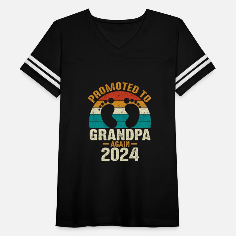 Men's Promoted To Grandpa Again Est 2024