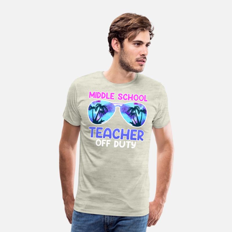 Middle school class teacher on vacation teacher