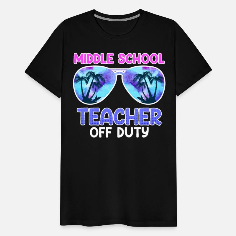 Middle school class teacher on vacation teacher