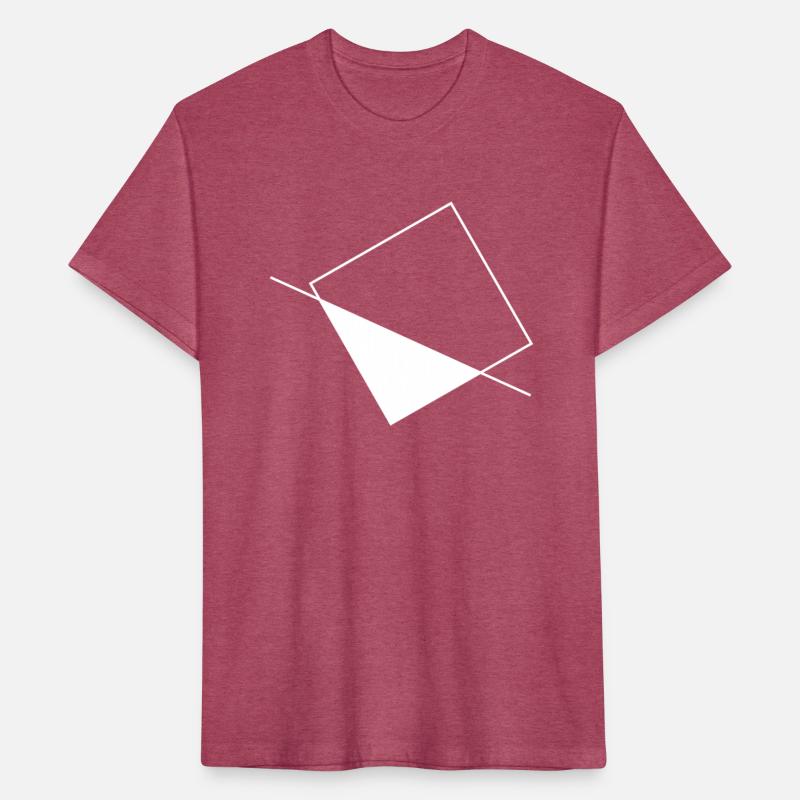 Minimalistic Rectangle Crossed Line