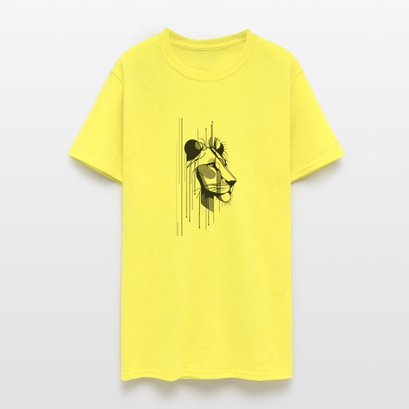 Modern lion portrait