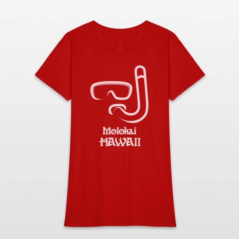 Molokai Hawaii Snorkel Souvenirs Gifts Vacation