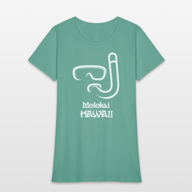 Molokai Hawaii Snorkel Souvenirs Gifts Vacation