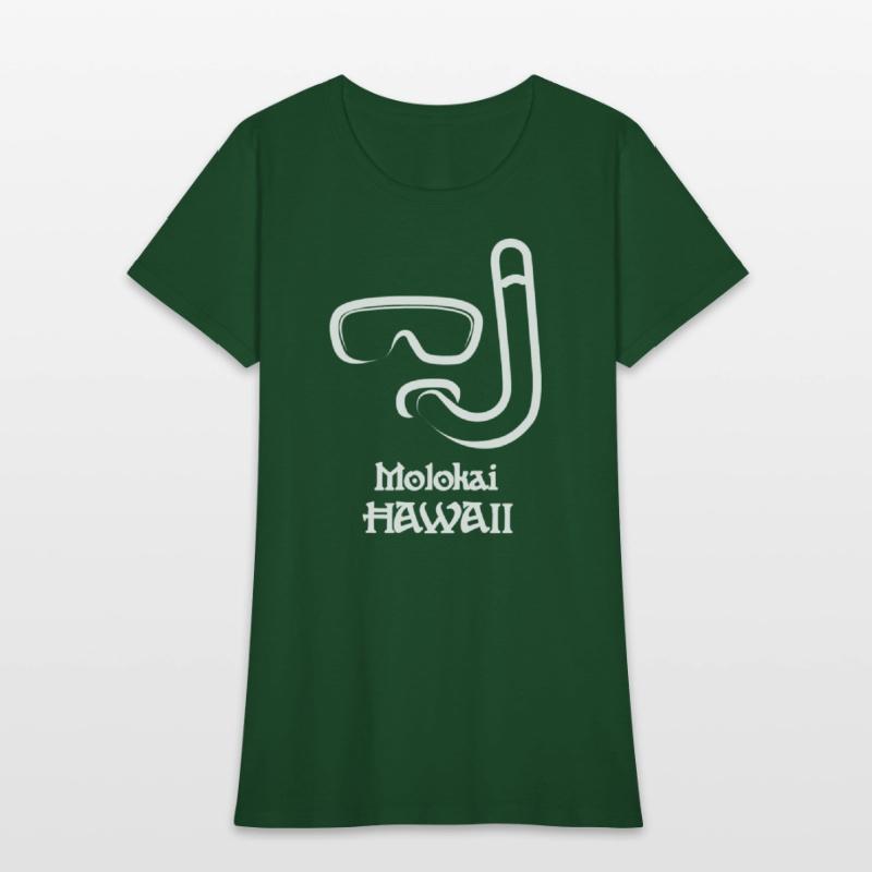 Molokai Hawaii Snorkel Souvenirs Gifts Vacation