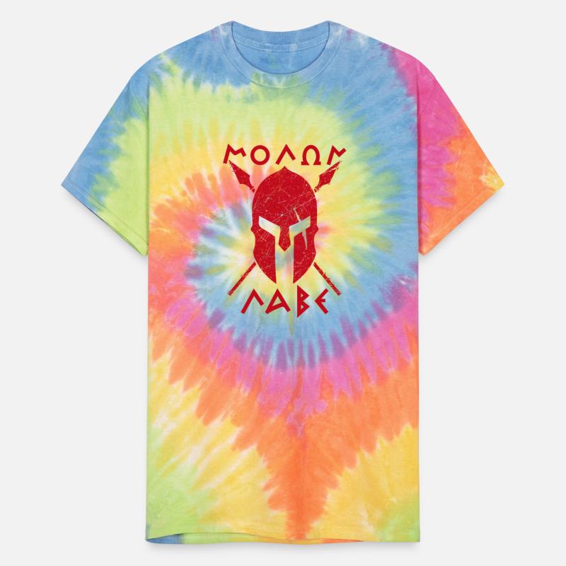 Molon Labe helmet spears