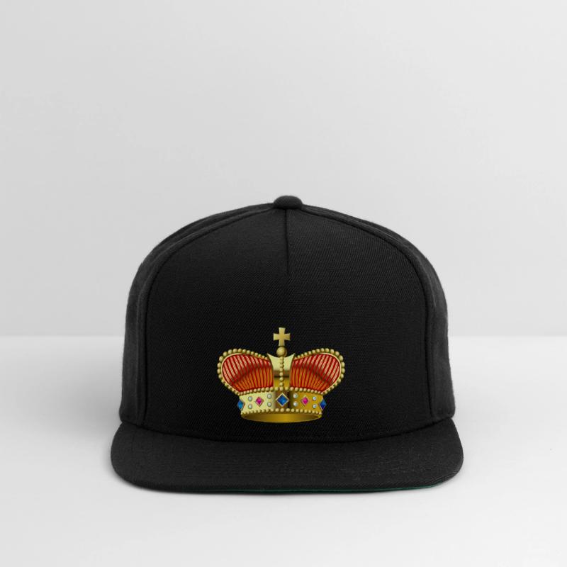 Monarch king royal golden crown vector image