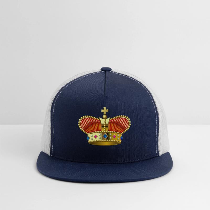 Monarch king royal golden crown vector image