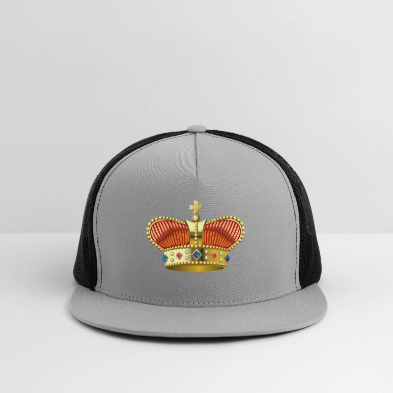 Monarch king royal golden crown vector image