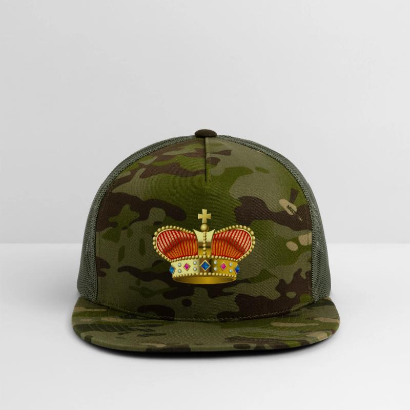 Monarch king royal golden crown vector image