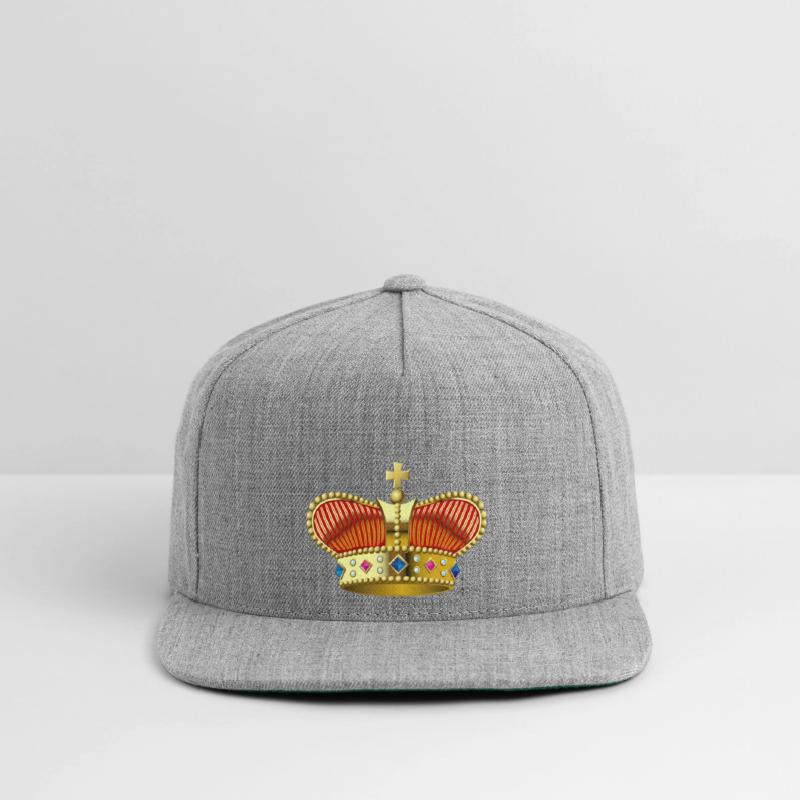 Monarch king royal golden crown vector image