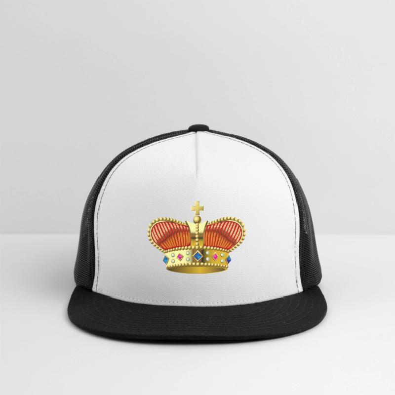 Monarch king royal golden crown vector image