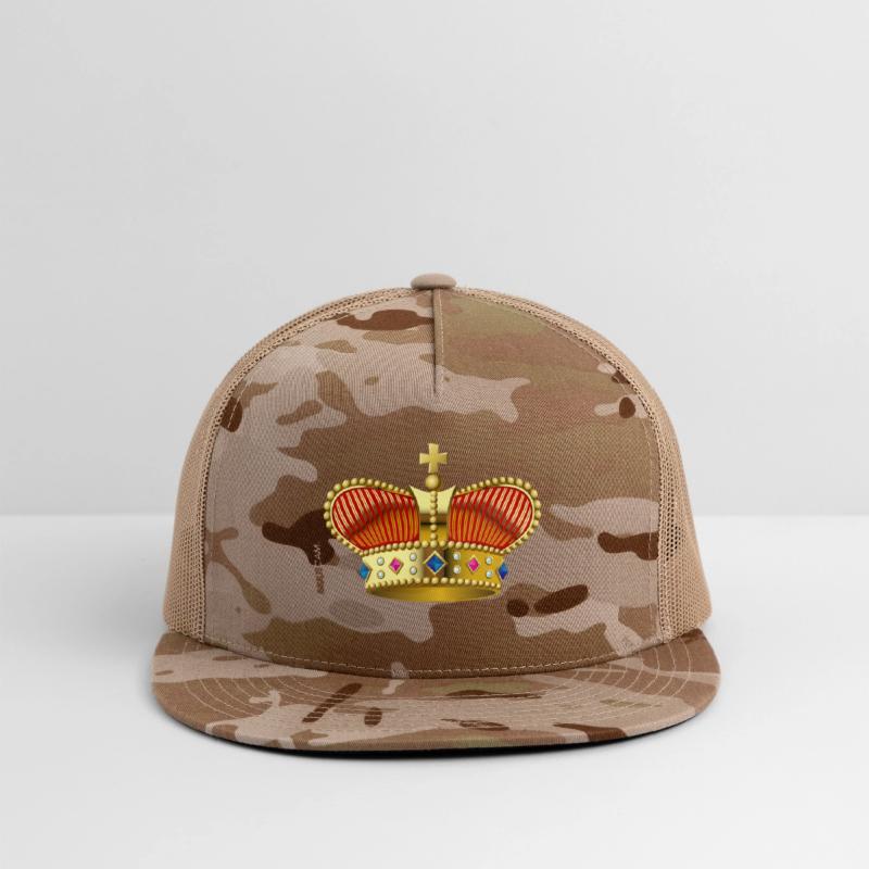 Monarch king royal golden crown vector image