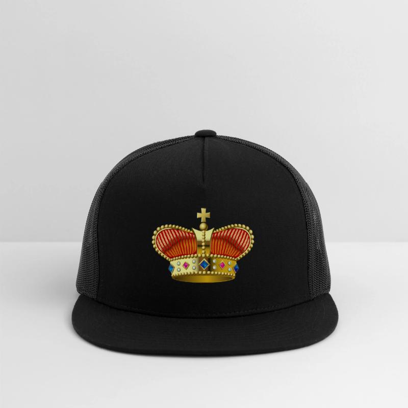 Monarch king royal golden crown vector image