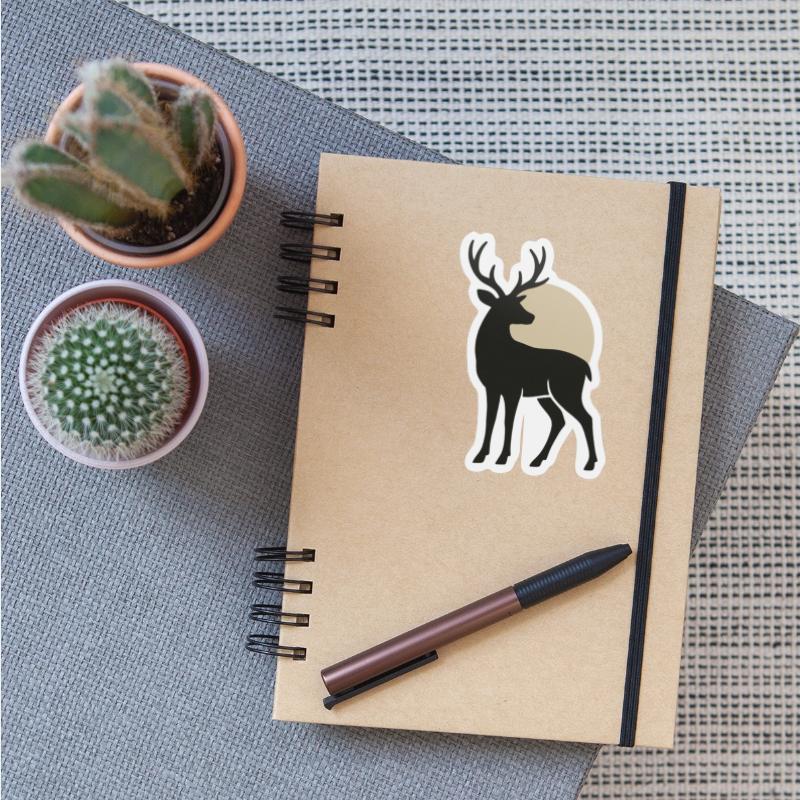 Moonlit Stag – Silent Elegance in the Wild