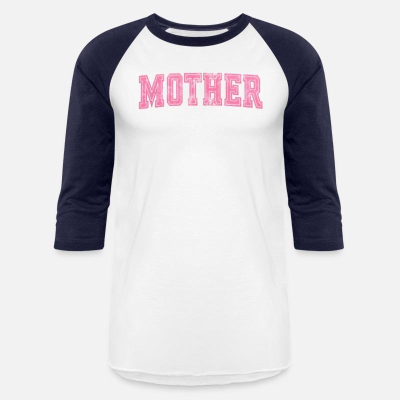 Mother - Varsity Weathered Letters Pink