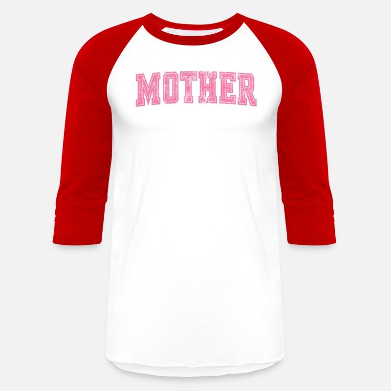 Mother - Varsity Weathered Letters Pink