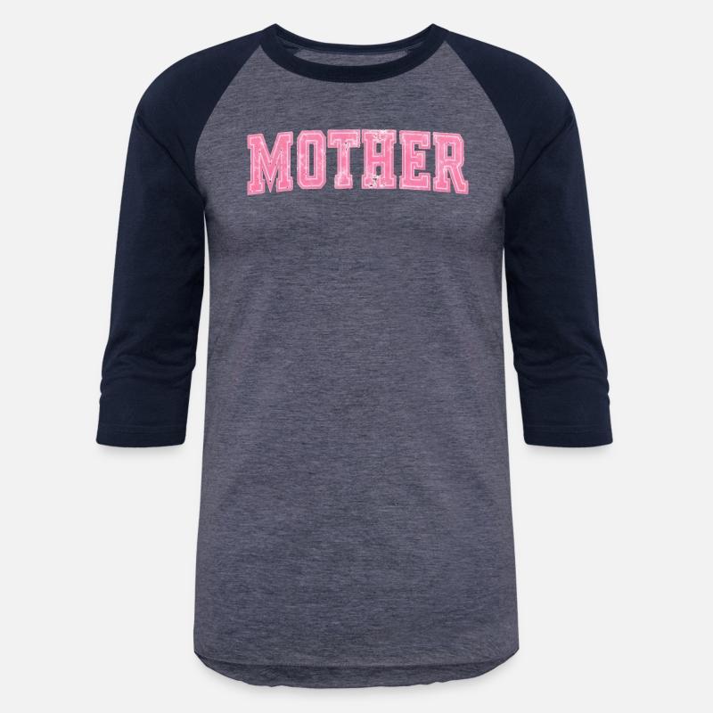 Mother - Varsity Weathered Letters Pink