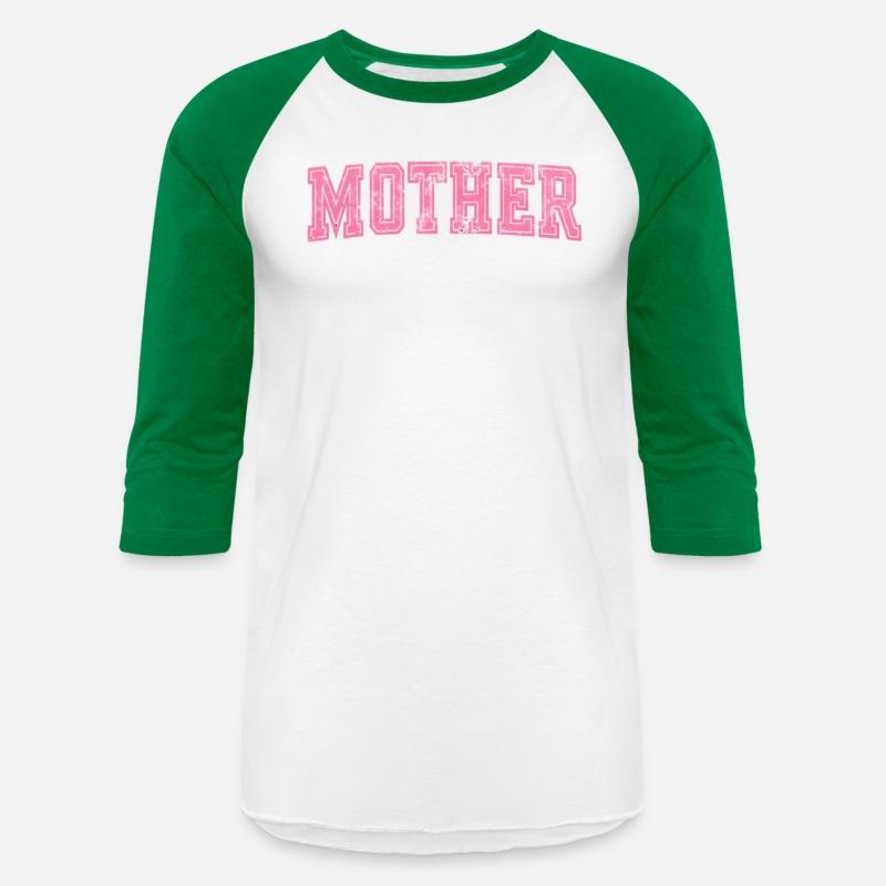 Mother - Varsity Weathered Letters Pink
