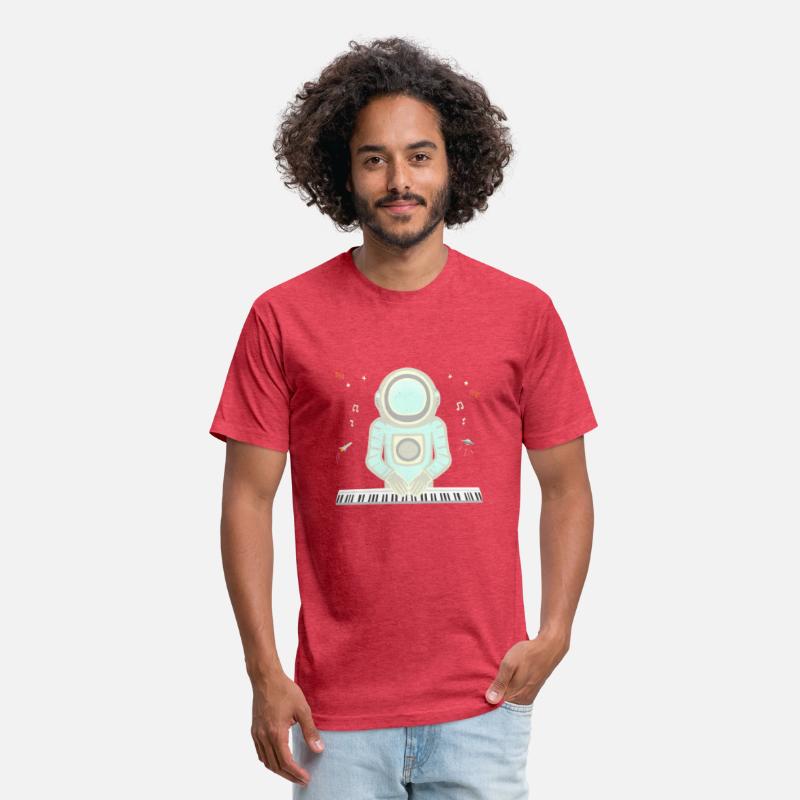 Musical Astronaut Playing The Keyboard Outer