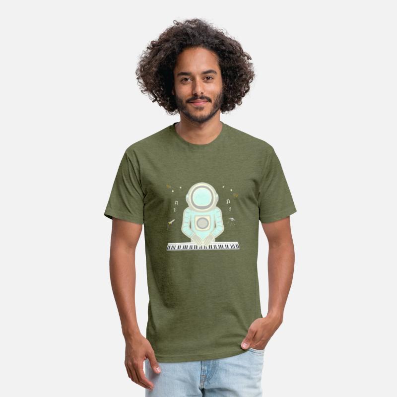 Musical Astronaut Playing The Keyboard Outer