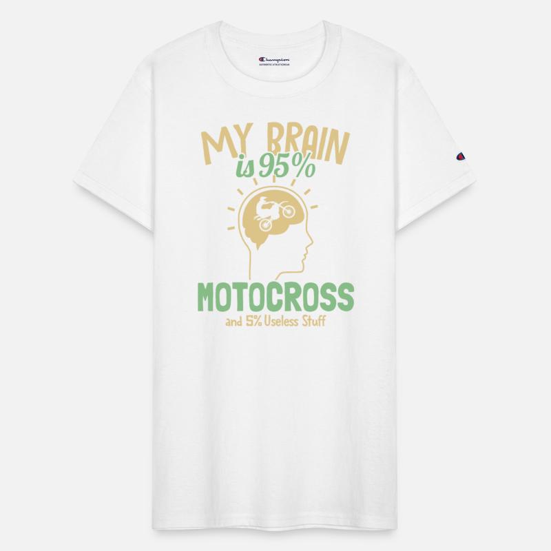 My Brain is 95% Motocross Supermoto Motorcycle