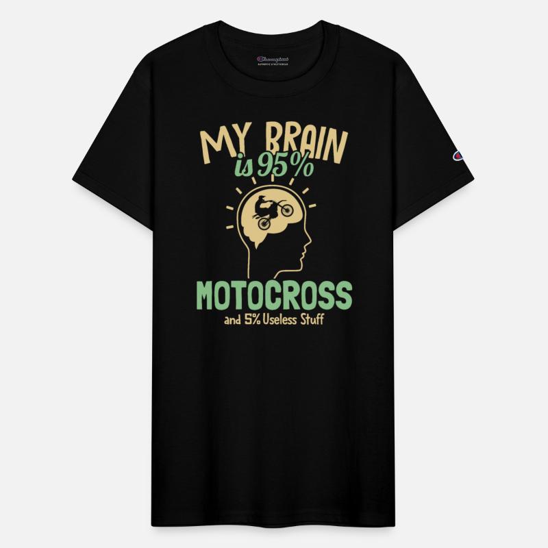 My Brain is 95% Motocross Supermoto Motorcycle