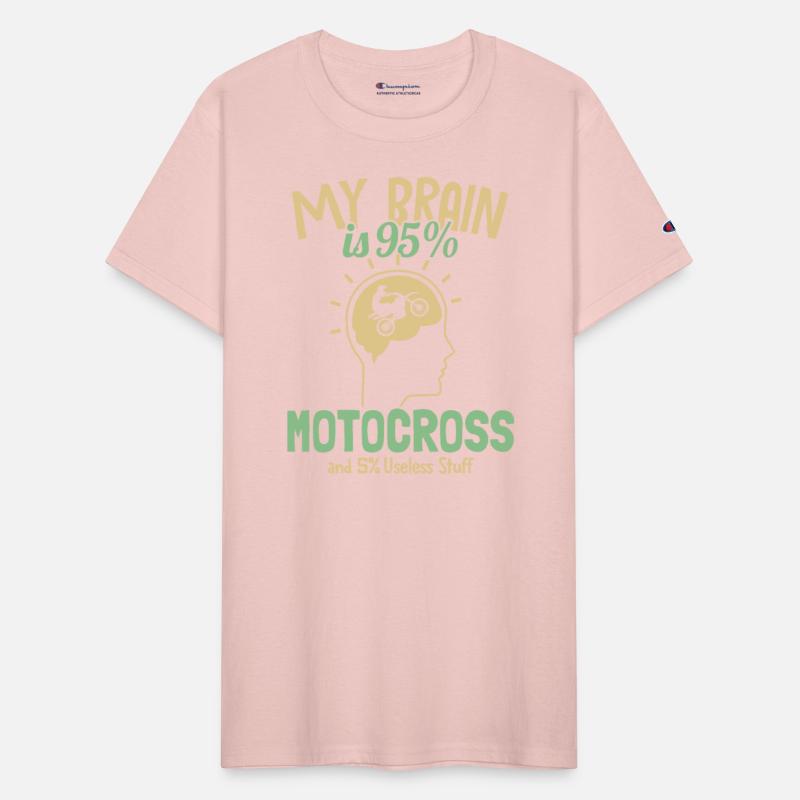 My Brain is 95% Motocross Supermoto Motorcycle