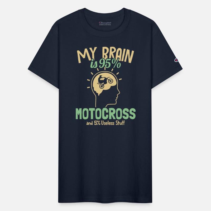 My Brain is 95% Motocross Supermoto Motorcycle