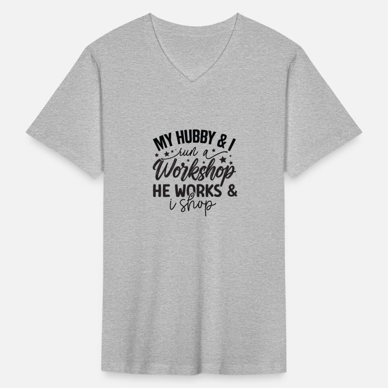 My hubby and i run a workshop he works and i shop