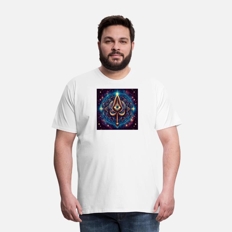 Mystic Eye and Sword Amulet Design