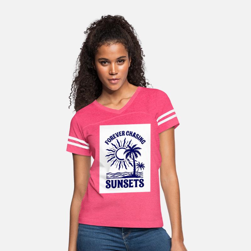 Navy Blue Graphic Design Featuring Tropical Sun