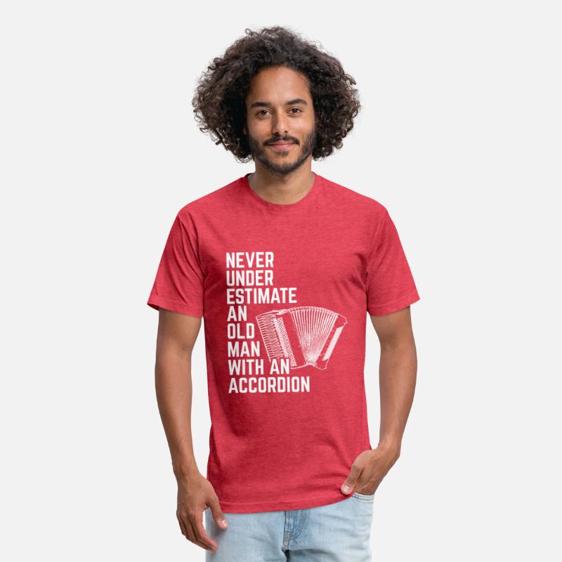 Never Underestimate Old Man Accordion Music Gift