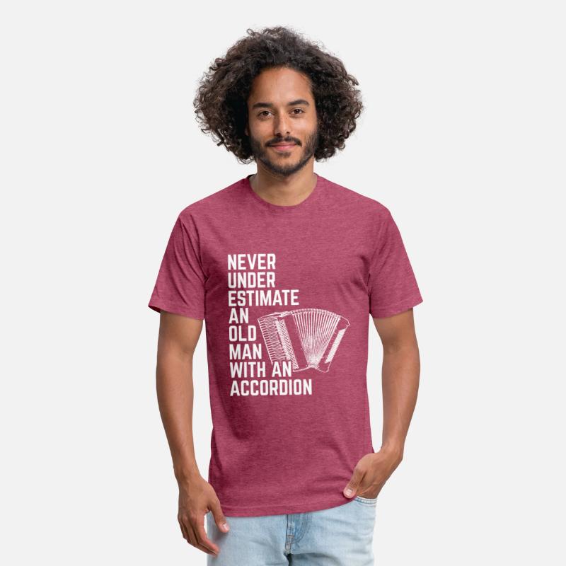 Never Underestimate Old Man Accordion Music Gift