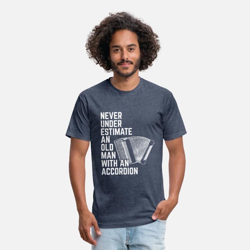 Never Underestimate Old Man Accordion Music Gift