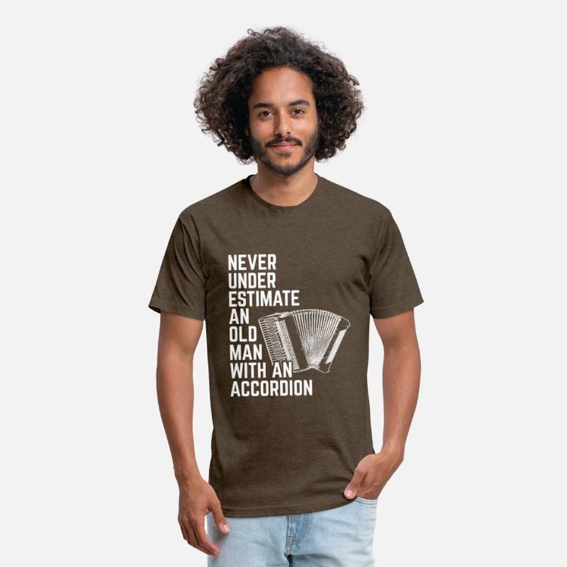 Never Underestimate Old Man Accordion Music Gift