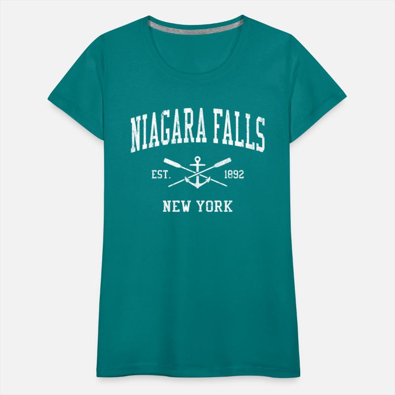 Niagara Falls Ny Crossed Oars Boat Anchor Sports