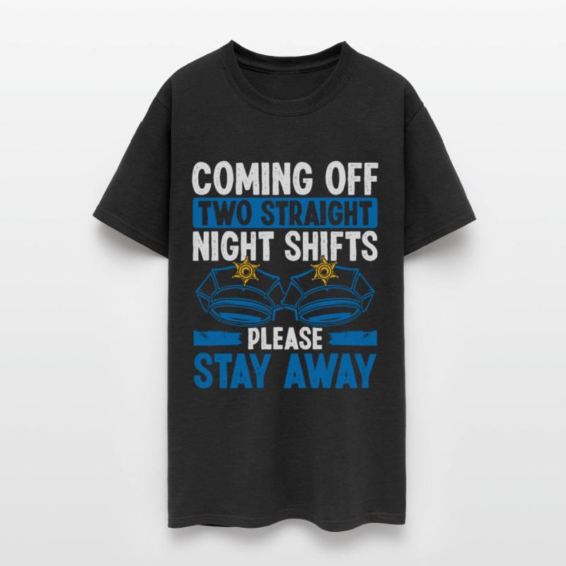 Night Shift Policeman Funny Police Officer